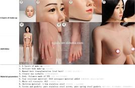 Free shipping Real Person Level reverse mold products 171~140cm TPE Silicone sex adult doll for man produced by AUTOMATIC WOMAN